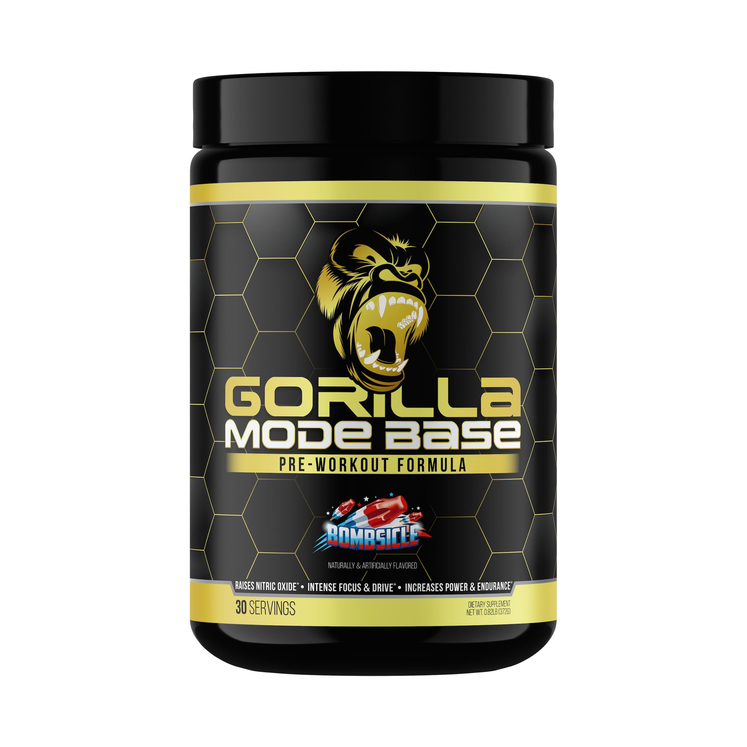Gorilla Mode Base Bobmsicle Pre-Workout Formula 0.82 lb
