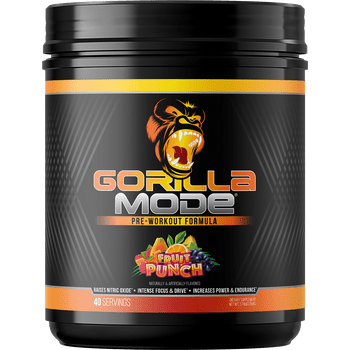 Gorilla Mode Pre-Workout, Fruit Punch, 816 g