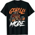thumbnail image 1 of Gorilla Mode Gym Workout Weights Lifting Power T-Shirt Unisex S-5XL Hot Trending Shirt, Vintage Birthday Gift, 1 of 3