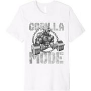 Gorilla Mode Motivation Beast Bodybuilding Gym Animal - Gift Premium T-Shirt