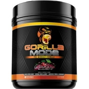 Gorilla Mode Pre Workout - Massive Pumps | Laser Focus | Energy Power | L-Citrulline, Creatine, L-Tyrosine, Betaine, Hydroprime, Alpha-GPC, 400mg Caffeine, Huperzine A - 812g (Cherry)