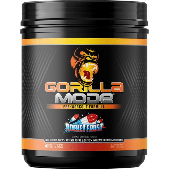 Gorilla Mode Pre-Workout, Bombsicle, 620 g