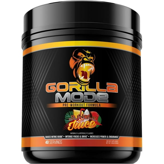 Gorilla Mode Pre-Workout, Jungle Juice, 836 g