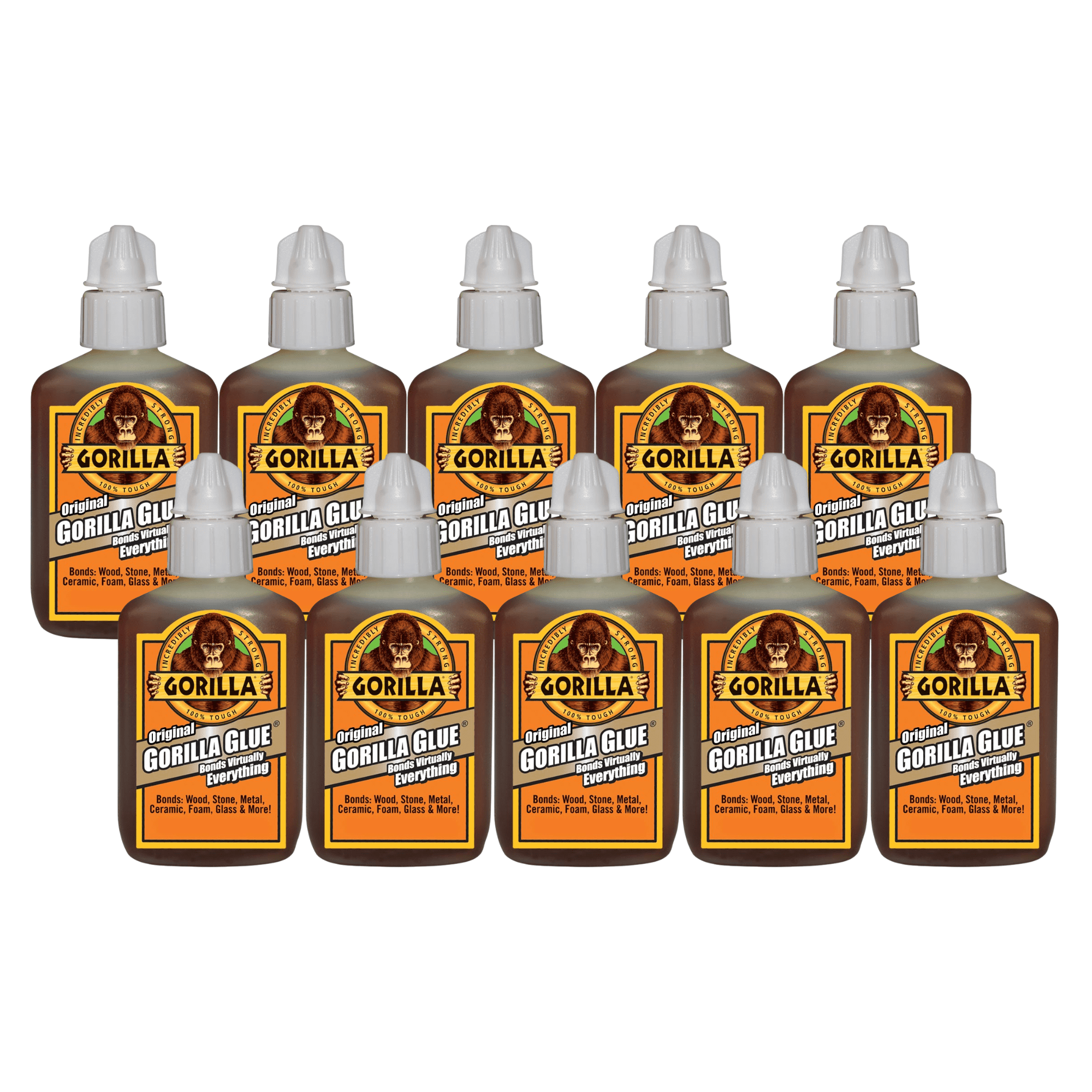 Gorilla Original Gorilla Glue: 2 oz. bottle (Brown) [10 Items]