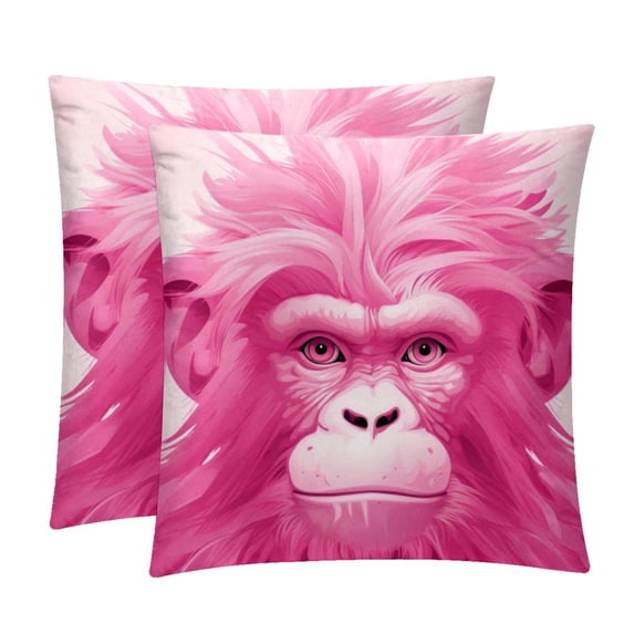 Gorilla Pillow Covers Set with Unique Patterns - 16x16, 18x18, 20x20 Inches - Set of 2 Elegant Pillow Inserts, Throw Pillows Covers for Home for Any Occasion