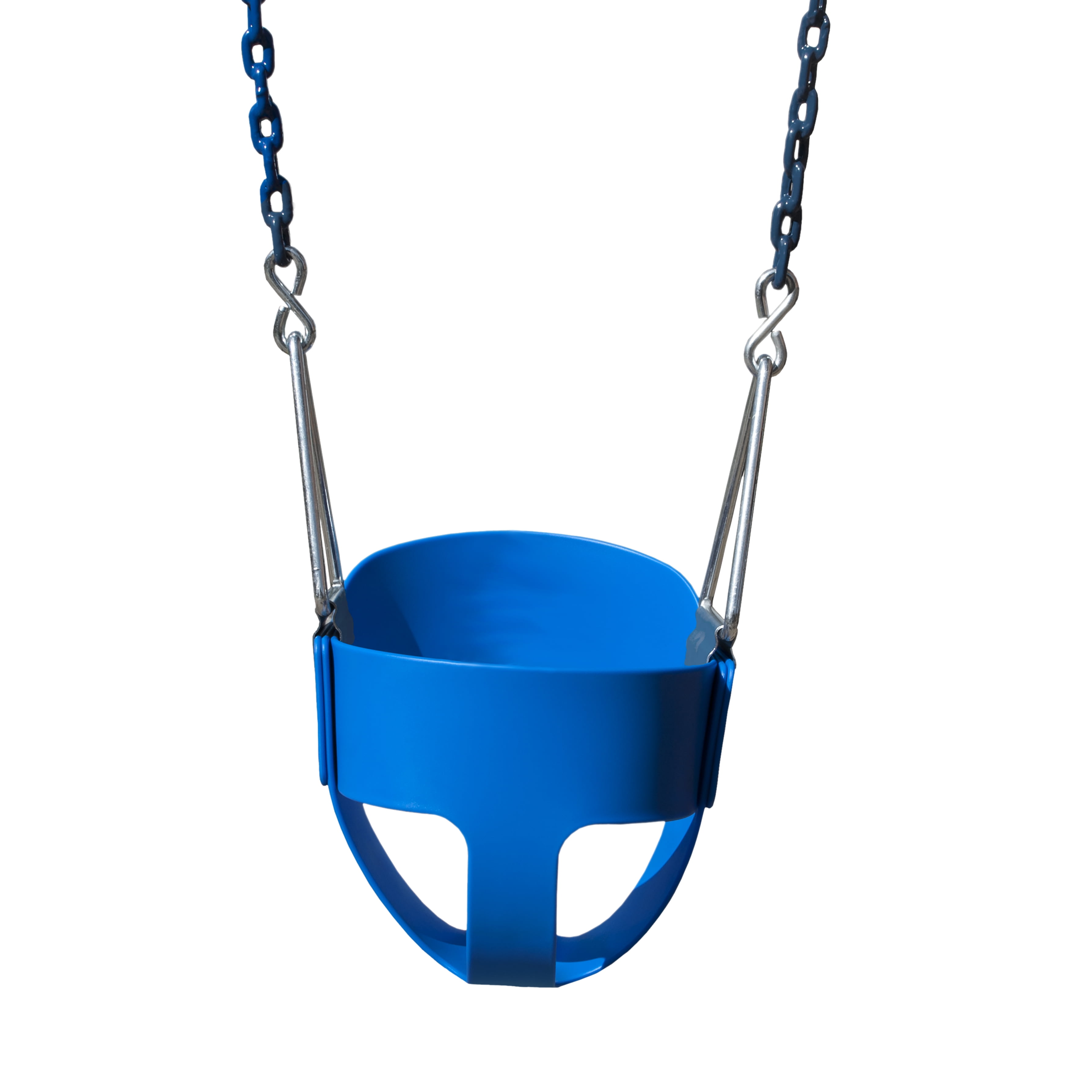 Gorilla Playsets Full Bucket Coated Chains Toddler Swing Set