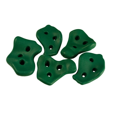Gorilla Playsets Rock Wall Rocks with Mounting Hardware (5-Pack) Green