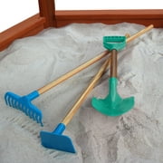 Gorilla Playsets Sandbox Tool Kit (3-pieces) - Shovel, Hoe, and Rake