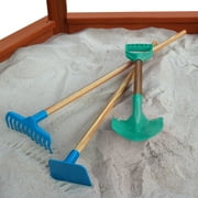 Gorilla Playsets Sandbox Tool Kit 3-pieces - Shovel, Hoe, and Rake