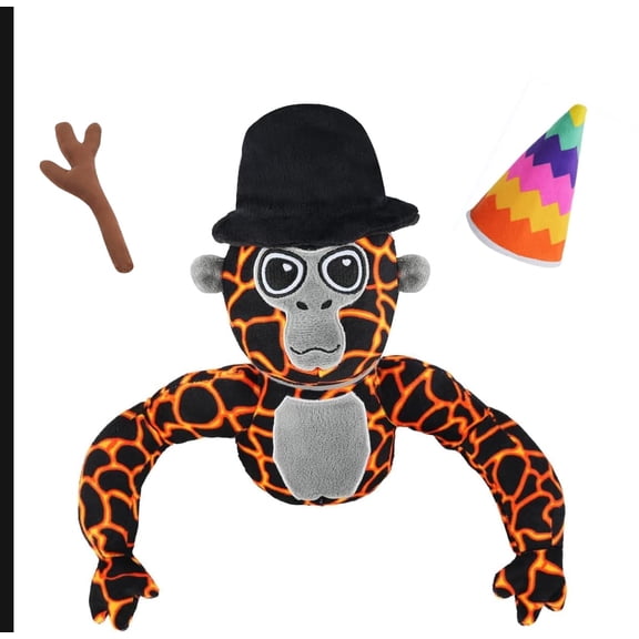 Gorilla Plush Adorable Cartoon Plush Stuffed Animal Toys Soft Game Monster Stuffed Doll Ideal for Halloween