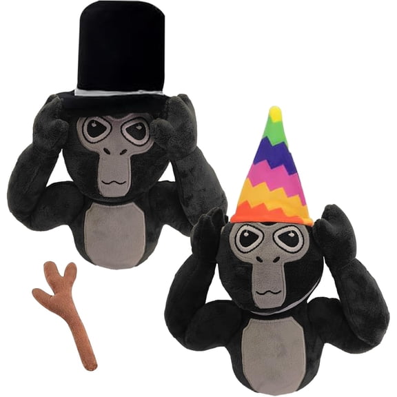 Gorilla Plush, Monkey Plush, Suitable as a Gift for Game Fans, Ideal Gift for Children's Birthdays and Easter