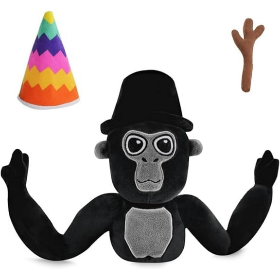 Gorilla Plush Tag Plush, Cute Gorilla Monkey Plush, Stuffed Animals Toy,Present for Game Fans, Ideal Present for Kids Birthdays and Festival.