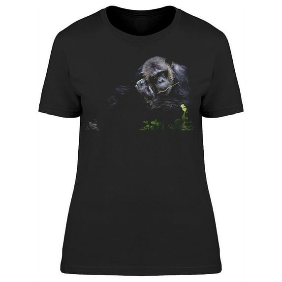 Gorilla, Portrait T-Shirt Women -Image by Shutterstock, Female 3X-Large