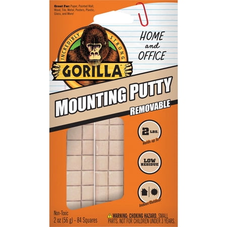 Gorilla Removable Mounting Putty, 3 Pack