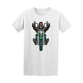 thumbnail image 1 of Gorilla Riding A Motorcycle

 T-Shirt Men -Image by Shutterstock, Male 3X-Large, 1 of 2