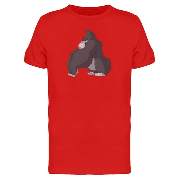 Gorilla Sideview T-Shirt Men -Image by Shutterstock, Male Large
