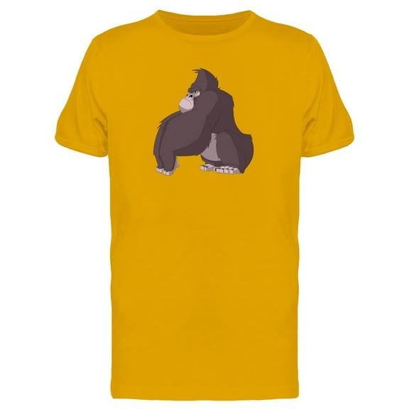 Gorilla Sideview T-Shirt Men -Image by Shutterstock, Male Small