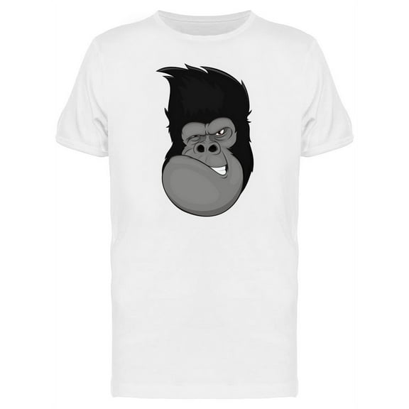 Gorilla Smirk T-Shirt Men -Image by Shutterstock, Male Large