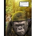 thumbnail image 1 of Gorilla Soldier Composition Notebook Wide Ruled 200 pages / 100 sheets, 8-1/2" x 11" (Paperback), 1 of 1