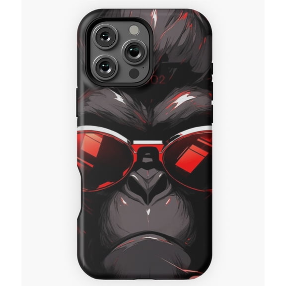 Gorilla Special Comic Art Manga Design Phone Case for iPhone 16 15 14 13 12 11 Pro Max