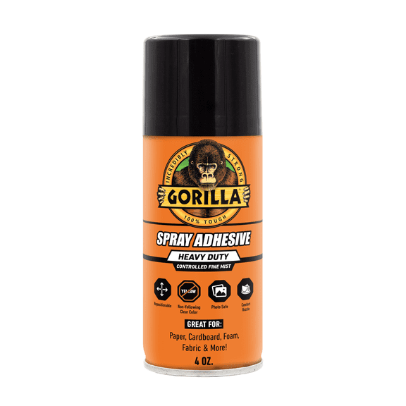 Gorilla Spray Adhesive, 4 Oz.