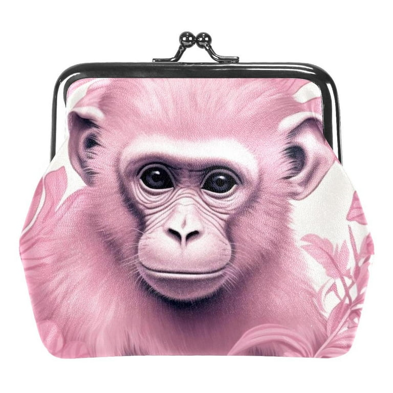 Gorilla Stylish Men s Microfiber Coin Purse with Zinc Alloy Jaws 4.3x4.7 in 11x12 cm Durable and Spacious Wallet Walmart