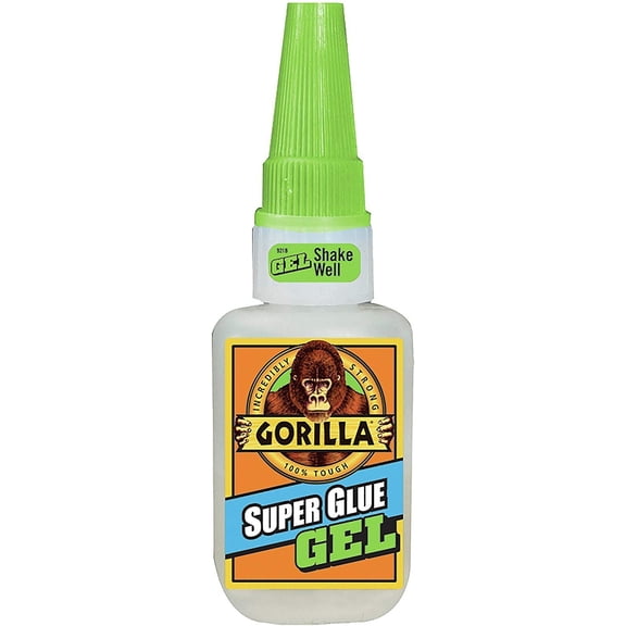 Gorilla Super Glue Gel, 15 Gram, Clear