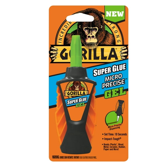 Gorilla Super Glue Micro Precise Gel, 5.5 gram Bottle
