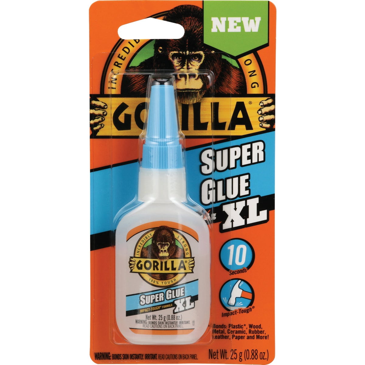 2-pack Gorilla Super Glue XL - Clear Liquid Adhesive - 2 Pack, 25 Gram — Residential Use, Standard Application