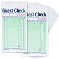 thumbnail image 1 of Gorilla Supply Guest Check Book 3.4" x 6.73", 2-Ply Carbonless Paper, Green, 500 (50 Sets x 10 Books), 1 of 6