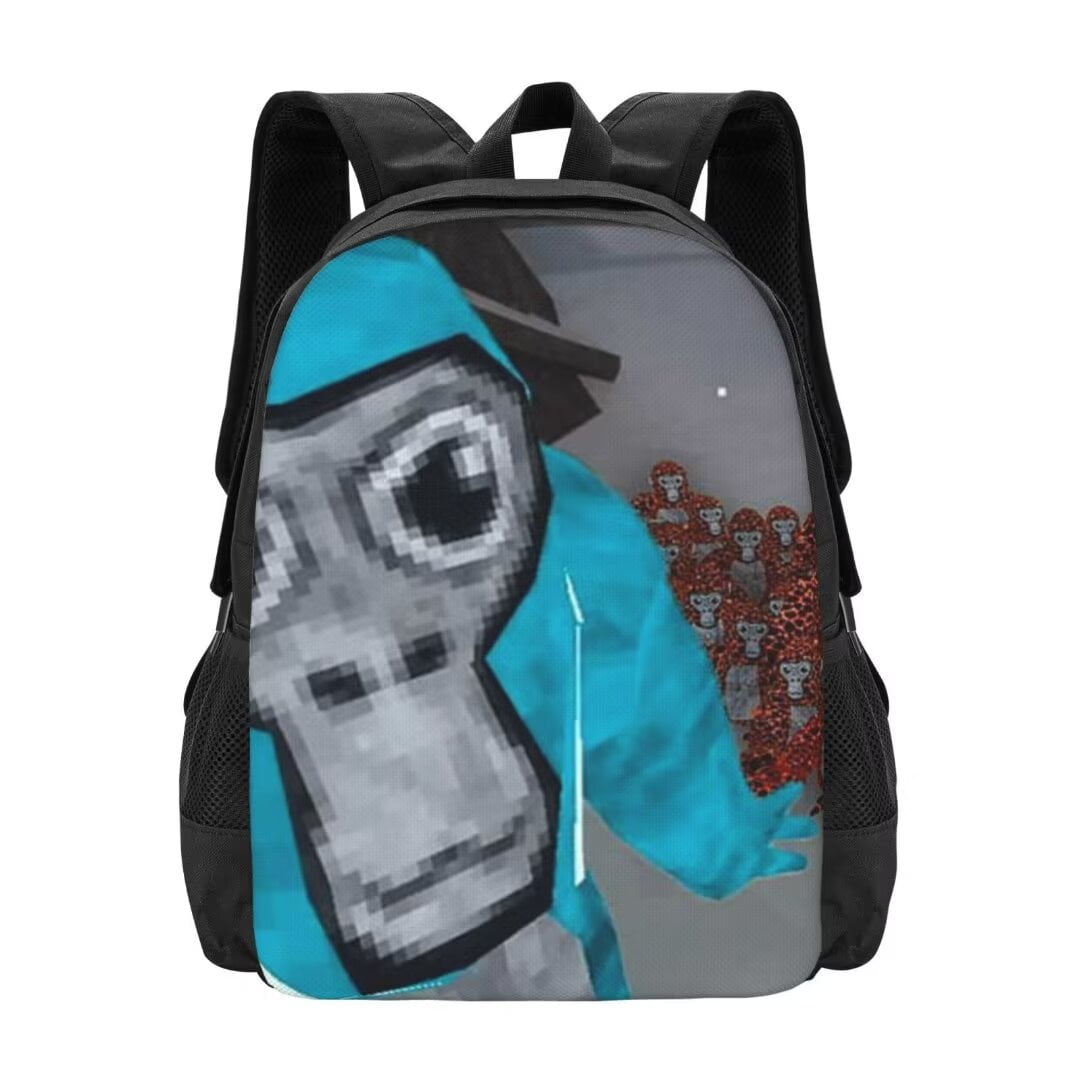 Gorilla Tag Backpack Monkey Backpack Casual Travel Backpack Novelty Laptop Backpack 3D Printed