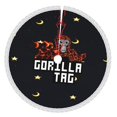 Gorilla Tag Christmas Tree Skirt with Tassels, Large Christmas Tree