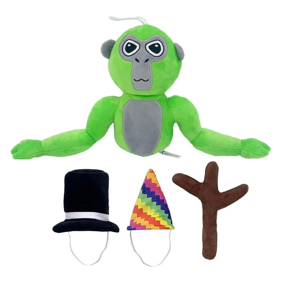Gorilla Tag Green Plush Toy (BJ-XX-04) - Hot Game Character Stuffed Doll for Fans