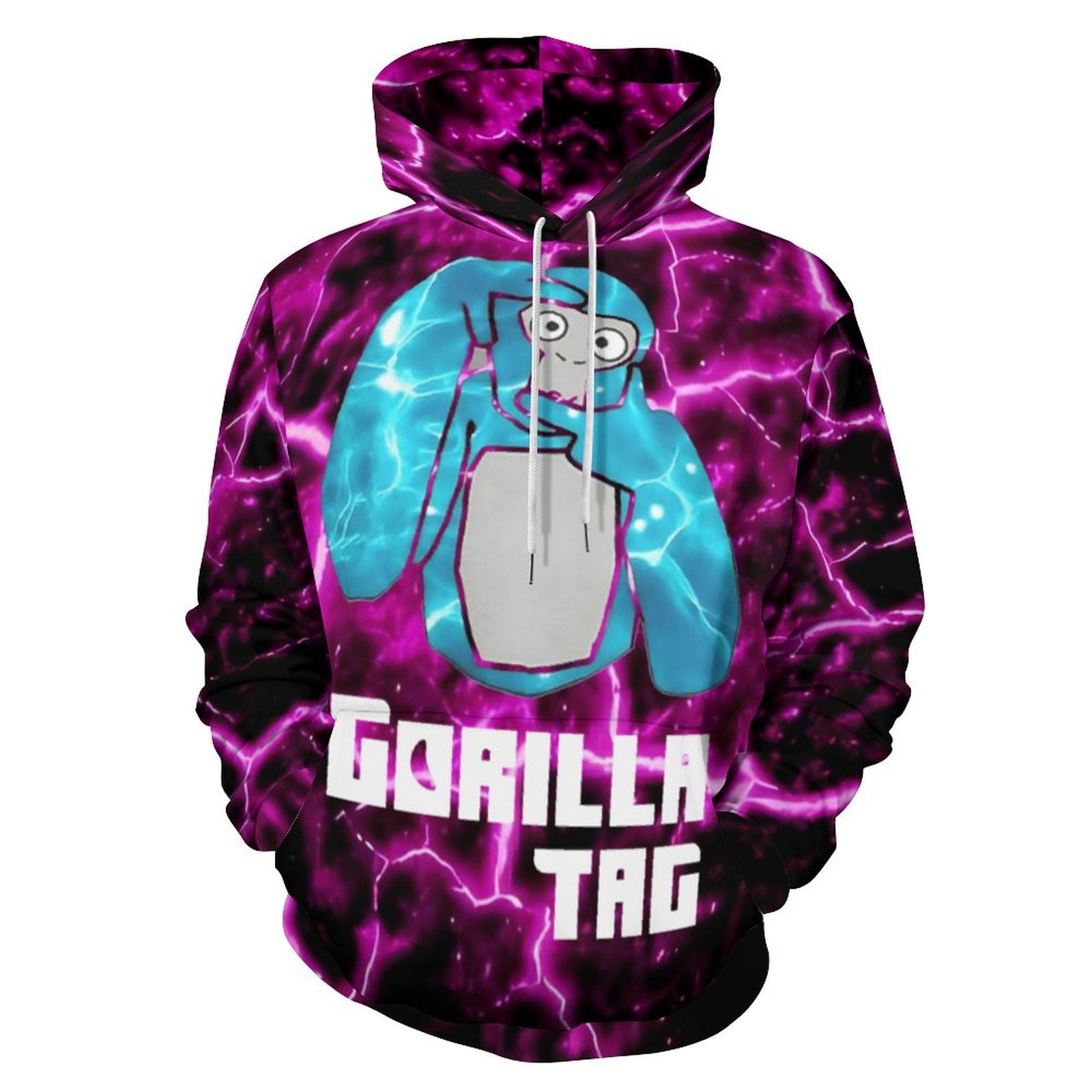 Gorilla Tag Hoodie Unisex 3d Novelty Hoodies Graphic Hoodies Pullover 