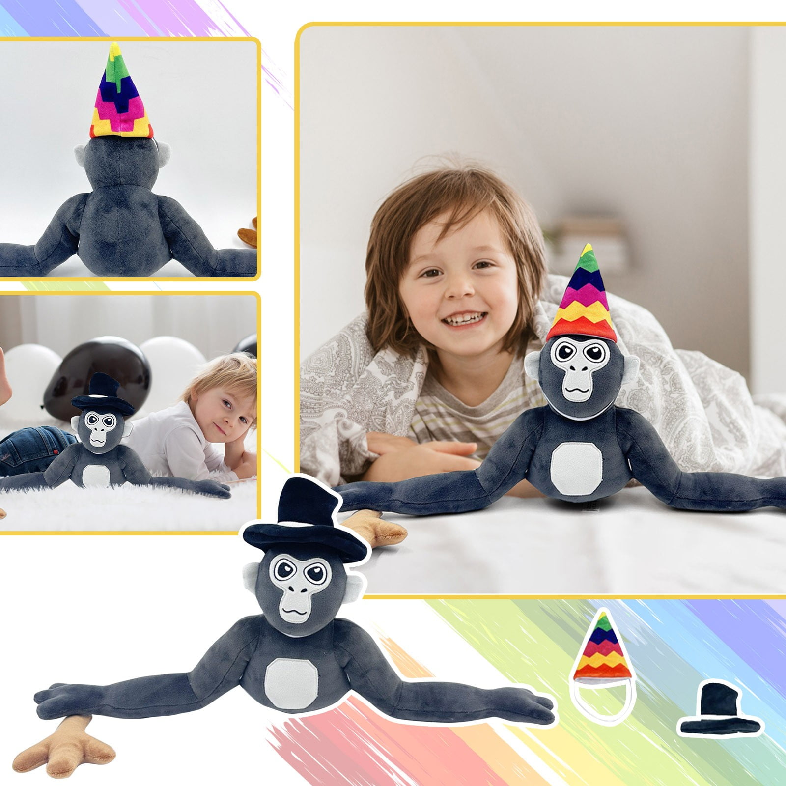 Gorilla Tag Plush, Gorilla Tags Stuffed Animal Plushie for Game Lovers and Kids Friends
