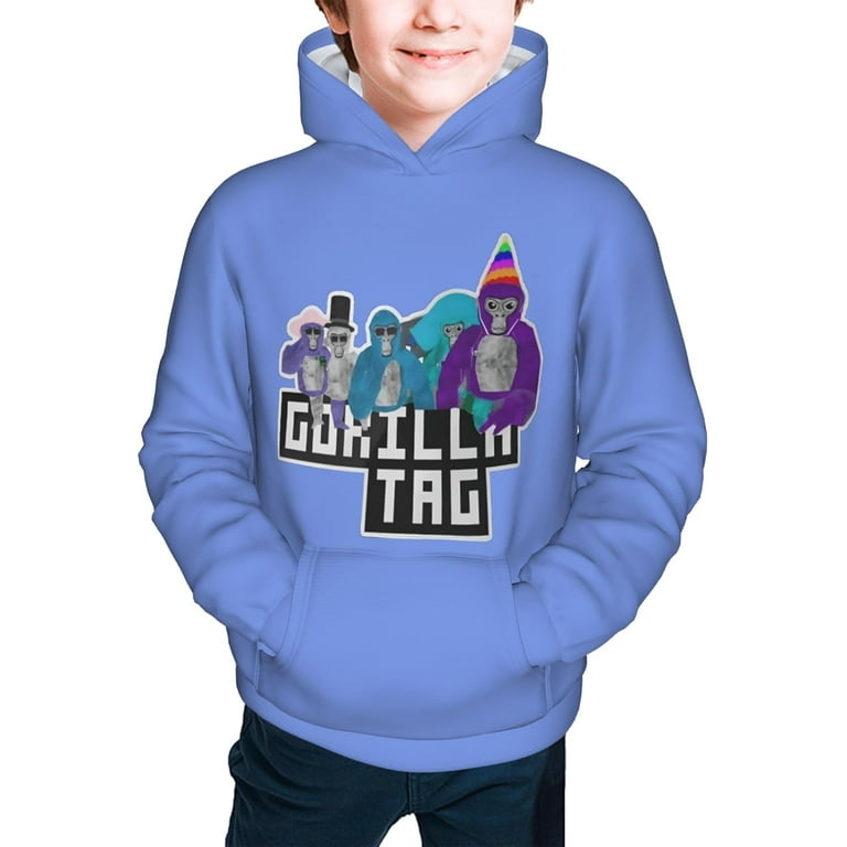 Gorilla Tag Unisex Hoodies for Kids Teens Sweatshirts Pullover