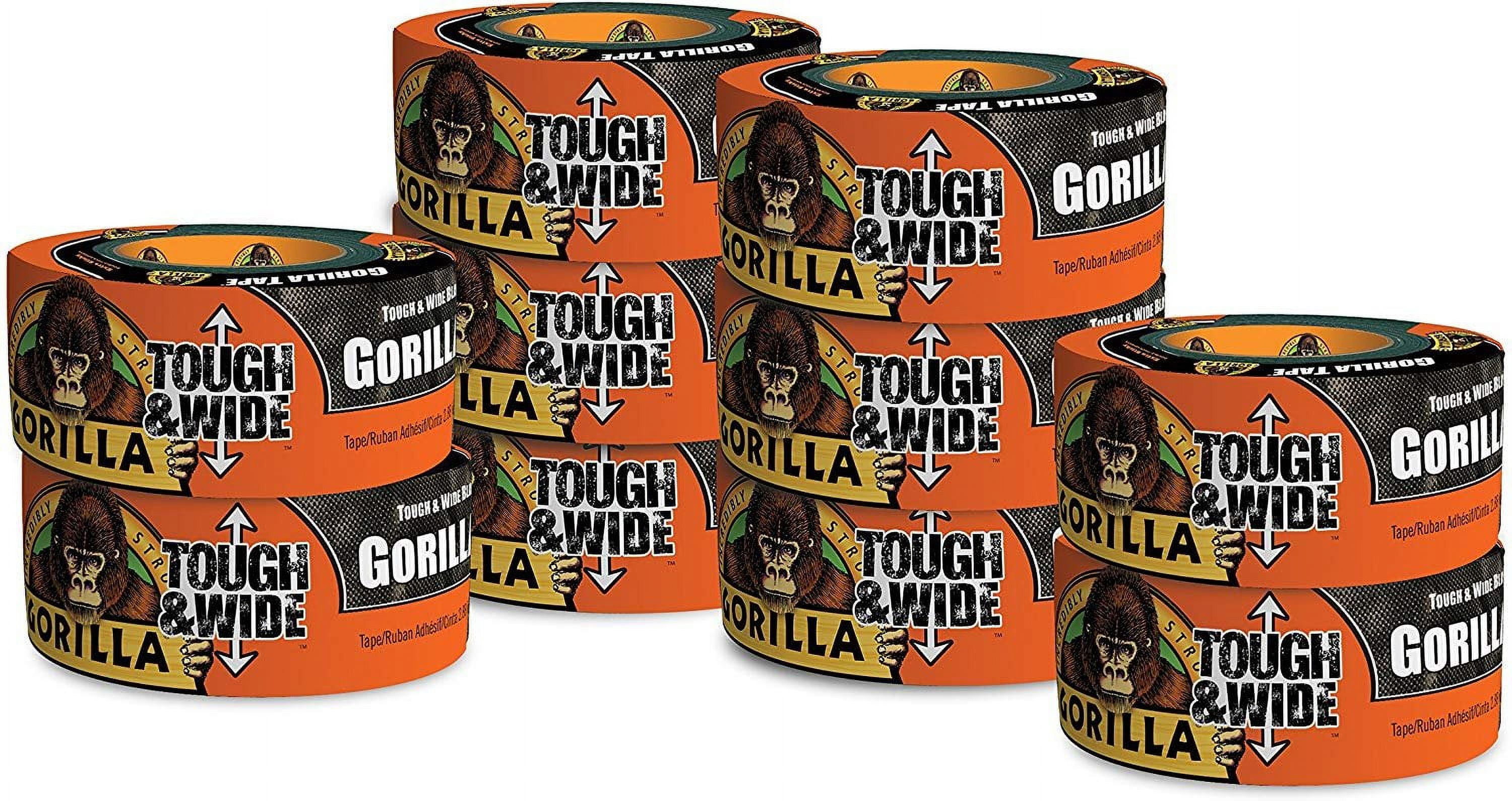 915878-8 Gorilla Duct Tape: Gorilla, Heavy Duty, 1 7/8 in x 30 yd, White,  Continuous Roll, Pack Qty: 1