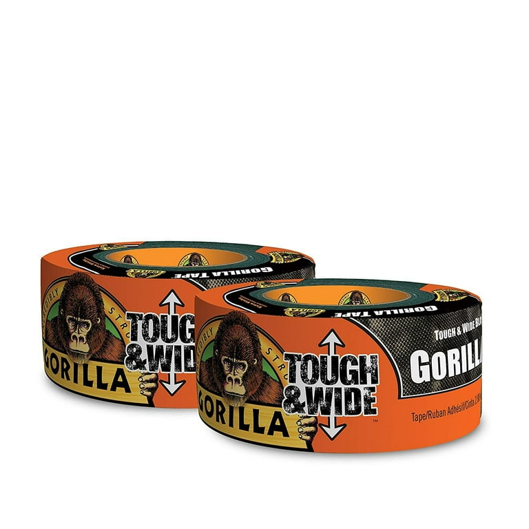 Gorilla Tape, Black Tough & Wide Duct Tape, 2.88
