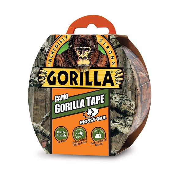 Gorilla Tape, Camo Duct Tape, 1.88" x 9 yd, Mossy Oak, Pack of 1