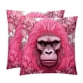thumbnail image 1 of Gorilla Throw Pillow Covers Set of 2 with Unique Patterns | Chair Pillow Covers in 16x16, 18x18, 20x20 inches | Pillow Inserts Included |for Every Occasion, 1 of 6