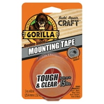 Gorilla Tough & Clear Double-Sided Mounting Tape, 60" Roll/ Model 6065201