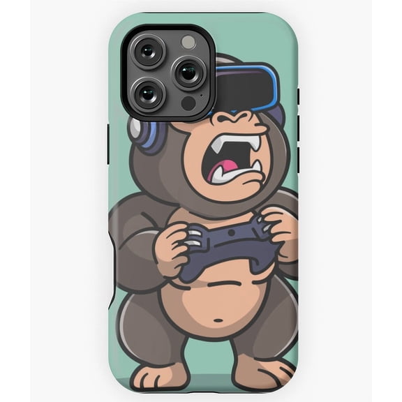 Gorilla VR Game Fun Virtual Reality Phone Case for iPhone 16 15 14 13 12 11 Pro Max