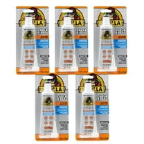 Gorilla Silicone Caulk & Sealant Squeeze Tube - Waterproof - 5 Pack, 2.8 oz, Clear