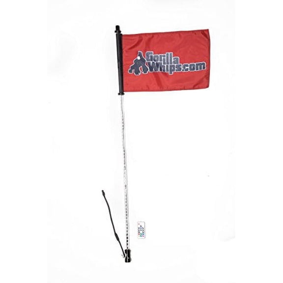 Gorilla Whips LED-REM-1004 4' LED Xtrene Whip with Wireless Remote