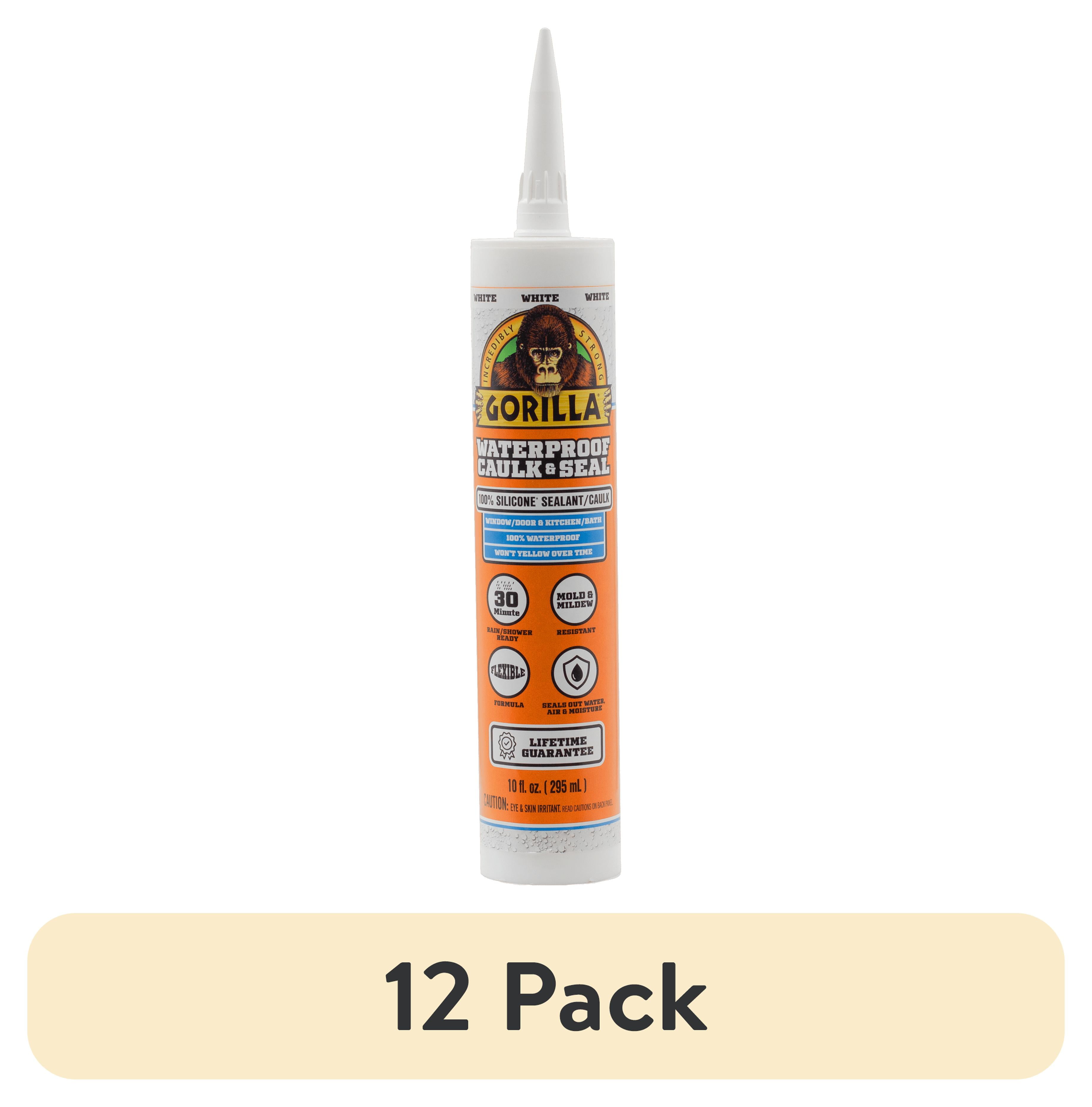 Clear Silicone Waterproof Caulk & Sealant Pack of 12
