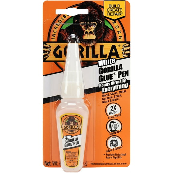 Gorilla White Gorilla Glue Pen, .75 oz., White