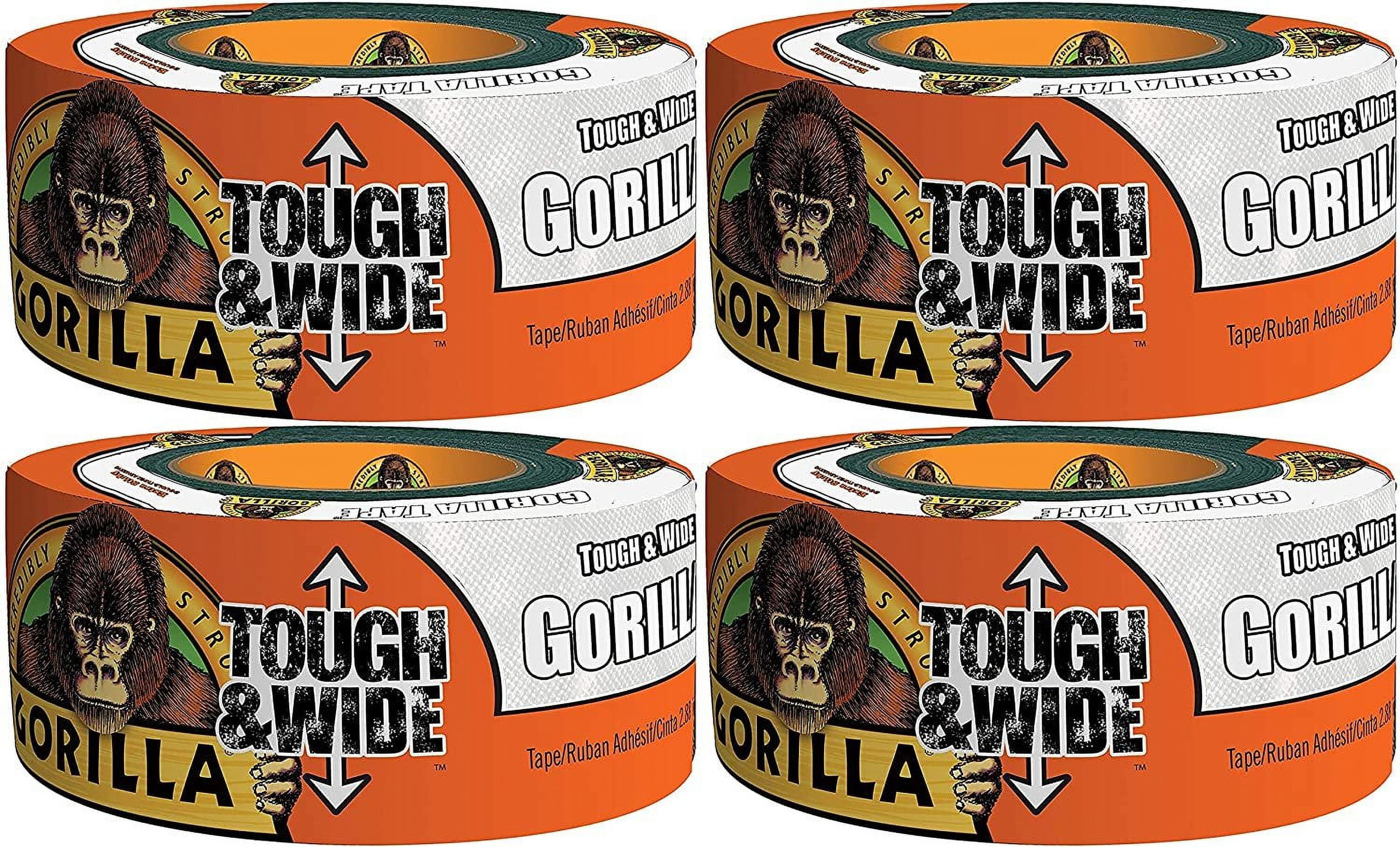 Gorilla Tough and Wide White Duct Tape 2.88-in x 25 Yard(s) in the Duct Tape  department at