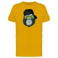 thumbnail image 1 of Gorilla With Abstract Glasses T-Shirt Men -Image by Shutterstock, Male XX-Large, 1 of 2