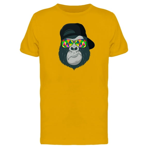 Gorilla With Abstract Glasses T-Shirt Men -Image by Shutterstock, Male x-Large