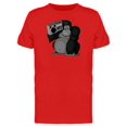 thumbnail image 1 of Gorilla With Boombox T-Shirt Men -Image by Shutterstock, Male Large, 1 of 2